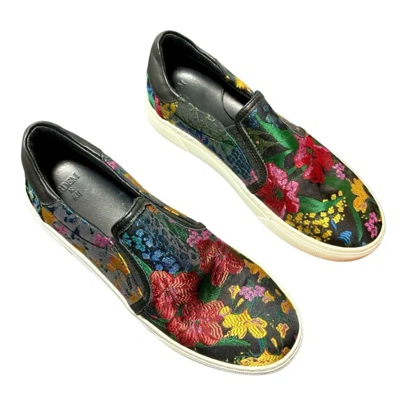 ERDEM X H&M Floral Brocade Slip-on Sneakers - Picture 3 of 11